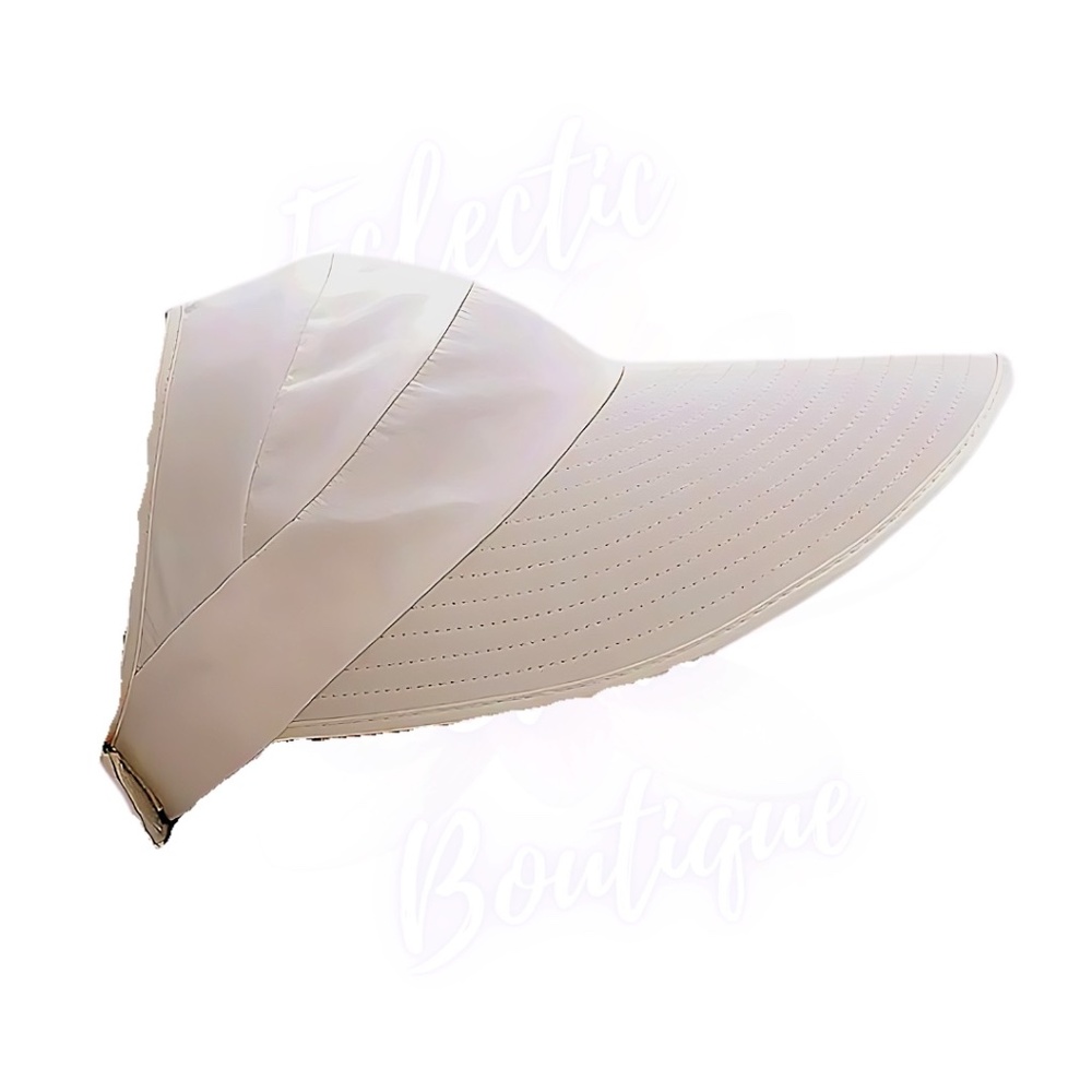 Women’s Wide Brim Sun Visor Hat